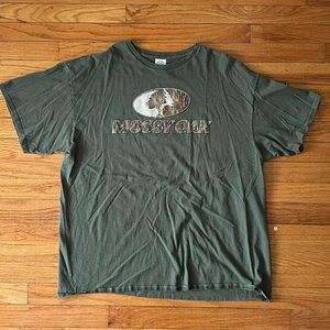 Brown Mossy Oak Camo Logo Tee